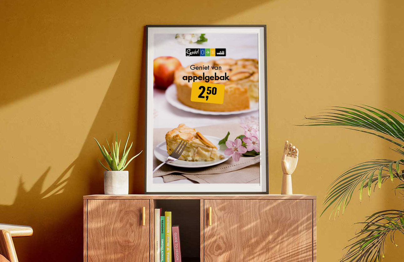 Poster Geniet in de Weerd
