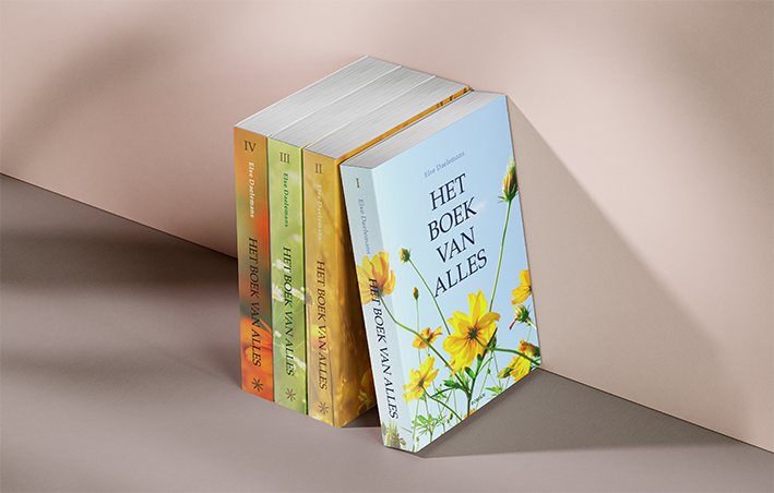 Het boek van alles, bestaat uit 4 delen, geschreven door Else Daelemans uit België.